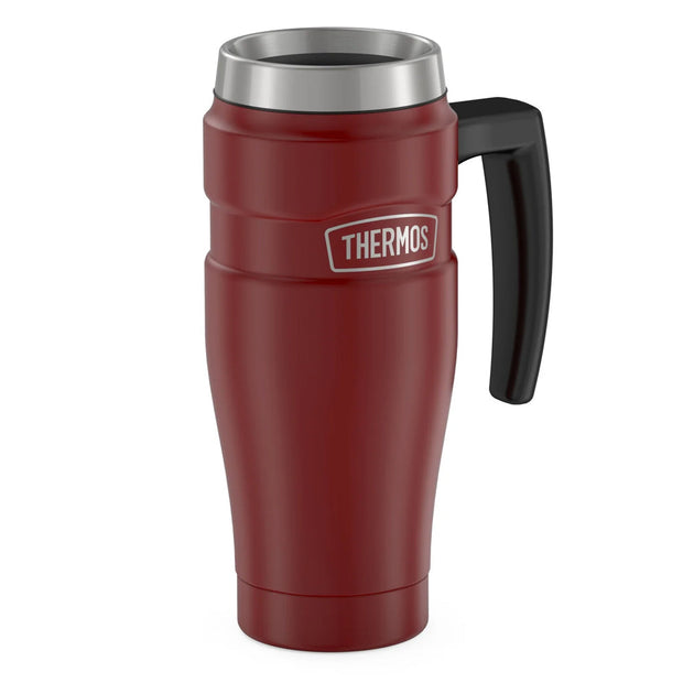 variant:41903166390349 16 oz Stainless Steel Travel Mug Matte Red

