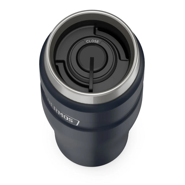 variant:41903165931597 16 oz Stainless Steel  Travel Tumbler Matte Midnight Blue
