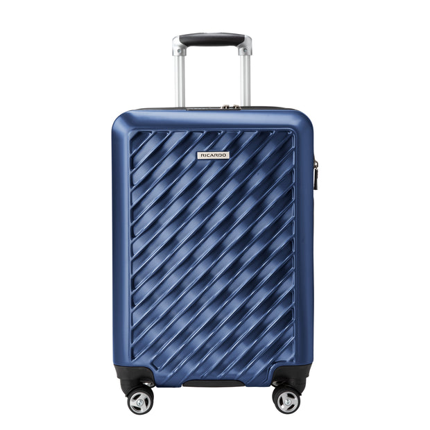 variant:41415697891405 RBH Melrose Hardside Carry-On Spinner Luggage Prussian Blue