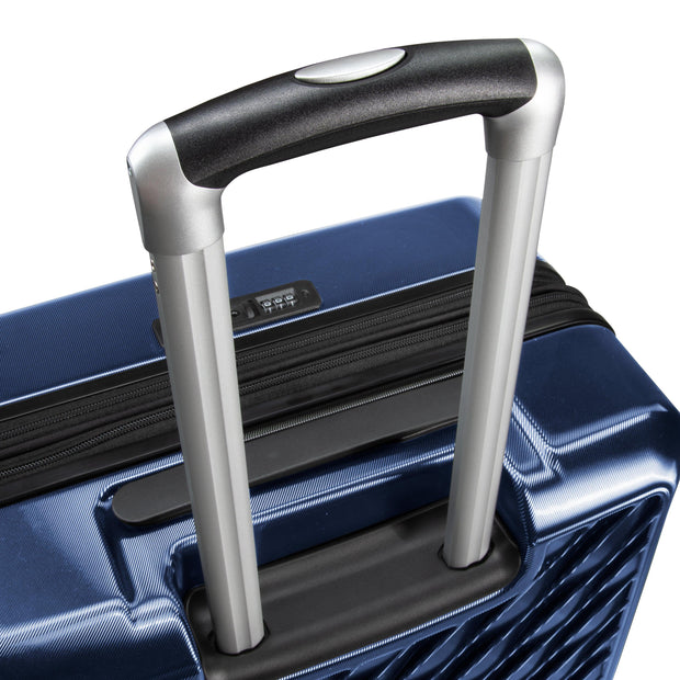 variant:41415698415693 RBH Melrose Hardside Medium Checked Spinner Luggage Prussian Blue