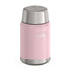 variant:41903142600781 24 oz Stainless Steel Food Jar w/ Spoon Sunset Pink