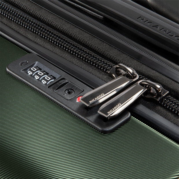 variant:41415701430349 RBH Montecito 2.0 Hardside Carry-On Spinner Luggage Hunter Green