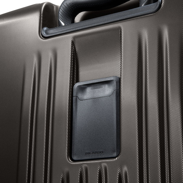 variant:41415701758029 RBH Montecito 2.0 Hardside Carry-On Front Opening Spinner Luggage Graphite