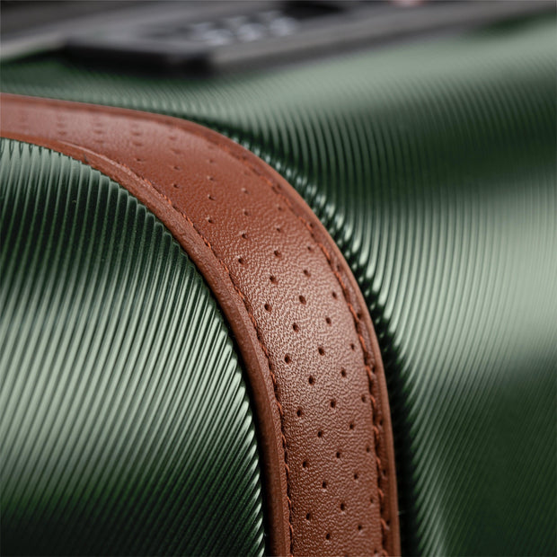 variant:41415701594189 RBH Montecito 2.0 Medium Checked Spinner Luggage Hunter Green