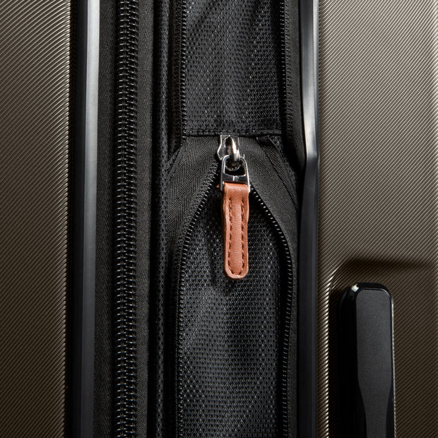 variant:41415701889101 RBH Montecito 2.0 Large Checked Spinner Luggage Graphite