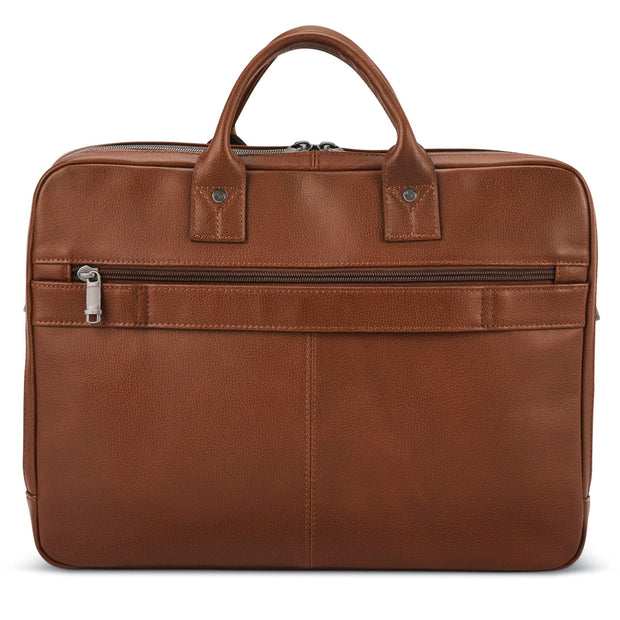 variant:43759270854848 Samsonite Classic Leather Toploader Cognac