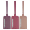 Set of 3 Silicone Privacy Luggage Tags lifestyle image