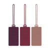 Set of 3 Silicone Privacy Luggage Tags