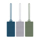 variant:41857861877837 Travelon Set of 3 Silicone Privacy Luggage Tags Cool Tones