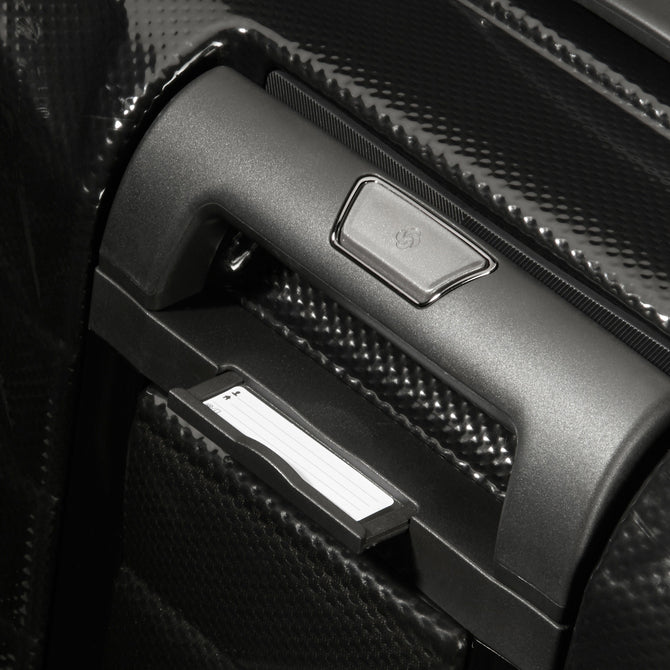 variant:44550565953728 Samsonite Proxis Medium Checked Spinner Black