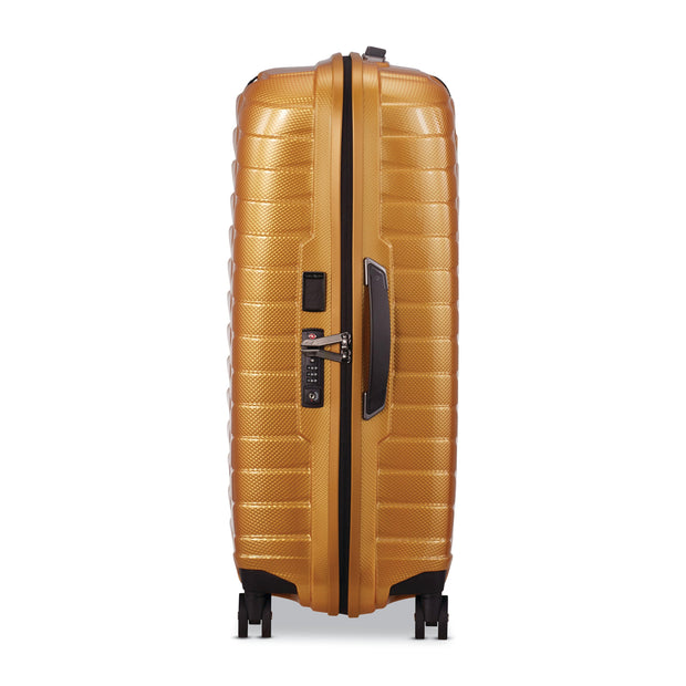 variant:44550566052032 Samsonite Proxis Medium Checked Spinner Gold