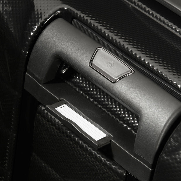 variant:44550608191680 Samsonite Proxis Large Checked Spinner Black
