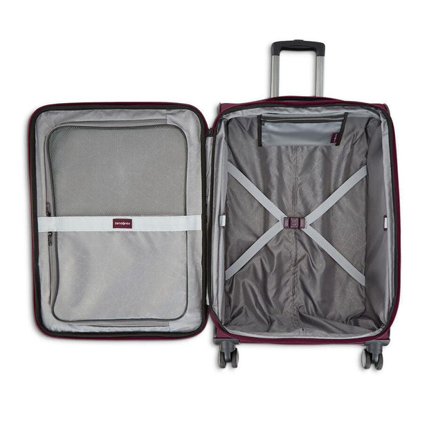 variant:41415714832461 Samsonite Ascella 3.0 Large Softside Expandable Spinner Plum