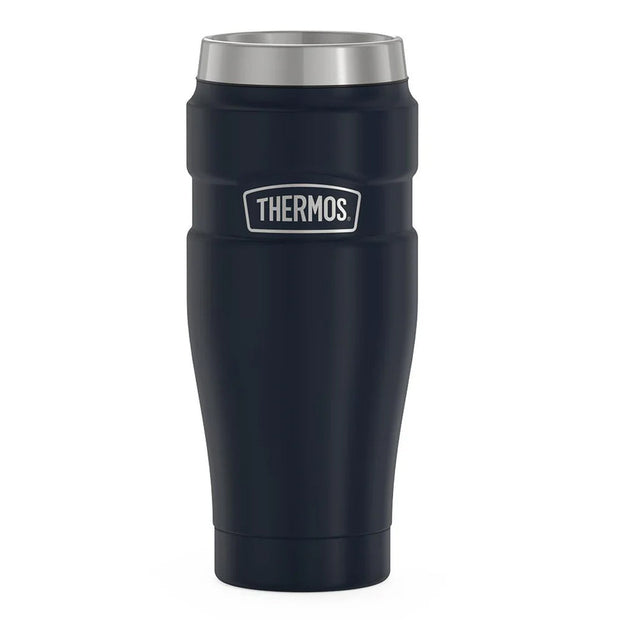 variant:41903165931597 16 oz Stainless Steel  Travel Tumbler Matte Midnight Blue
