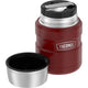 variant:41903167733837 16 oz. Stainless Steel Food Jar w Folding Spoon Matte Red