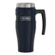 variant:41903166357581 16 oz Stainless Steel Travel Mug Matte Midnight Blue
