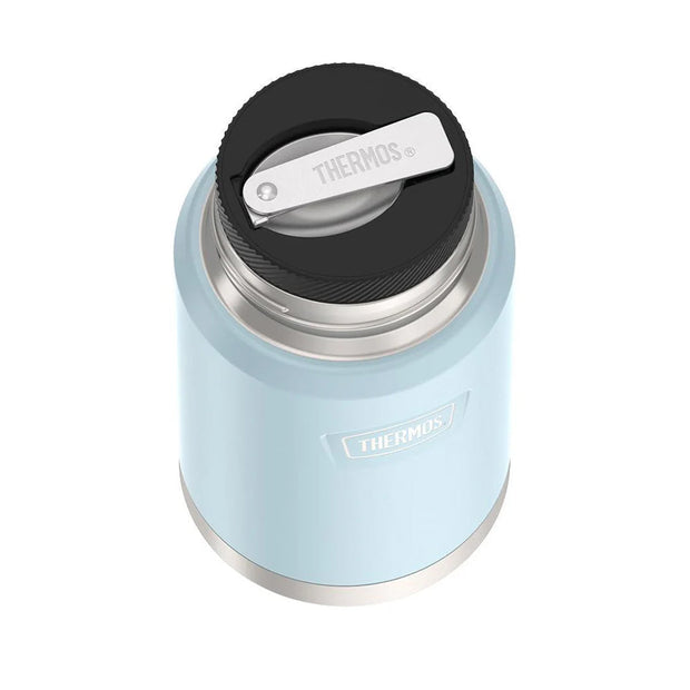 variant:41903142568013 24 oz Stainless Steel Food Jar w/ Spoon Glacier