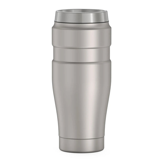 variant:41903166029901 16 oz Stainless Steel  Travel Tumbler Matte Stainless Steel 