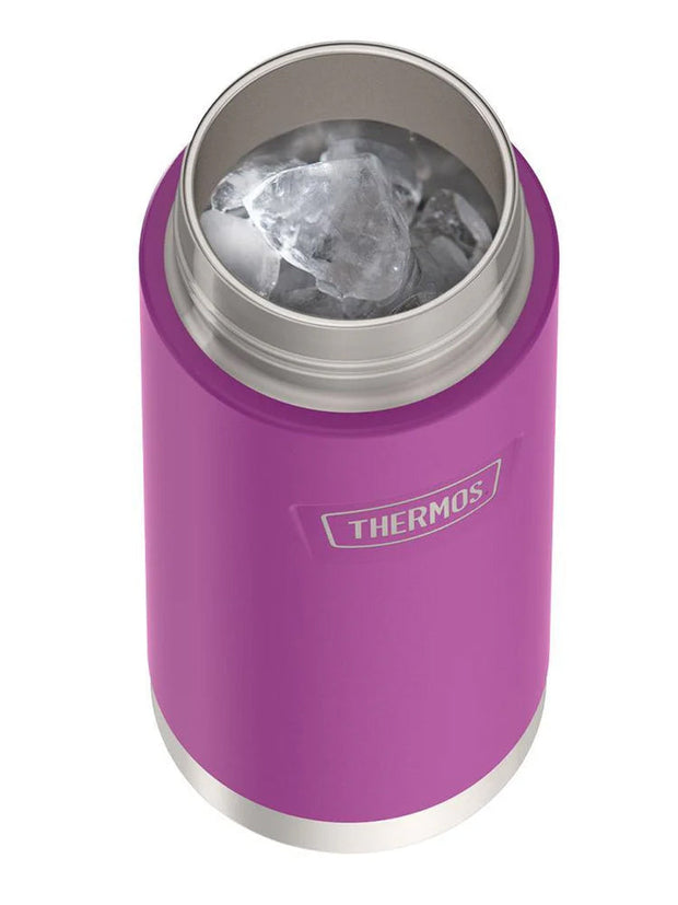 variant:41903165210701 Thermos 18 oz Stainless Steel Kids Water Bottle w/ Spout Lid Plum