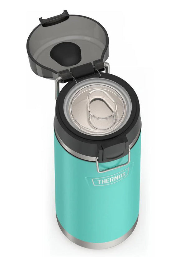 variant:41903165341773 Thermos 18 oz Stainless Steel Kids Water Bottle w/ Spout Lid Seafoam