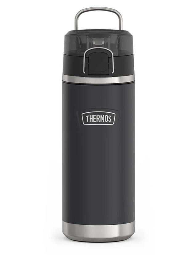 variant:41903165243469 Thermos 18 oz Stainless Steel Kids Water Bottle w/ Spout Lid Granite