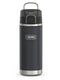 variant:41903165243469 Thermos 18 oz Stainless Steel Kids Water Bottle w/ Spout Lid Granite