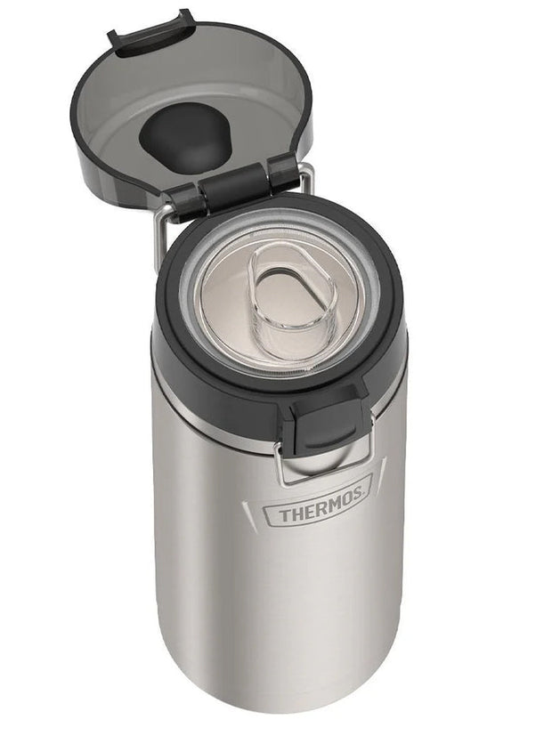 variant:41903165440077 Thermos 18 oz Stainless Steel Kids Water Bottle w/ Spout Lid Stainless Steel 