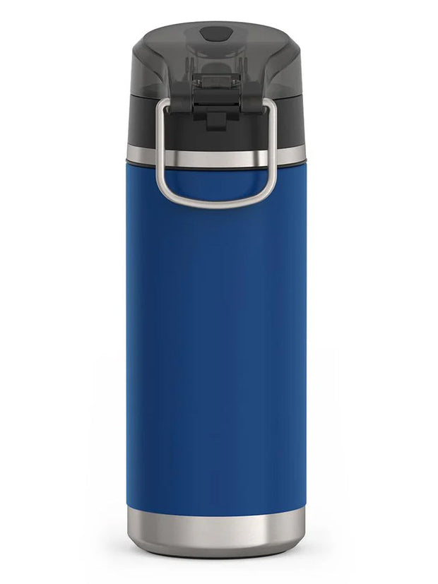 variant:41903165276237 Thermos 18 oz Stainless Steel Kids Water Bottle w/ Spout Lid Navy