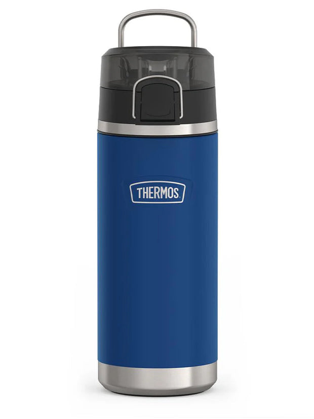 variant:41903165276237 Thermos 18 oz Stainless Steel Kids Water Bottle w/ Spout Lid Navy