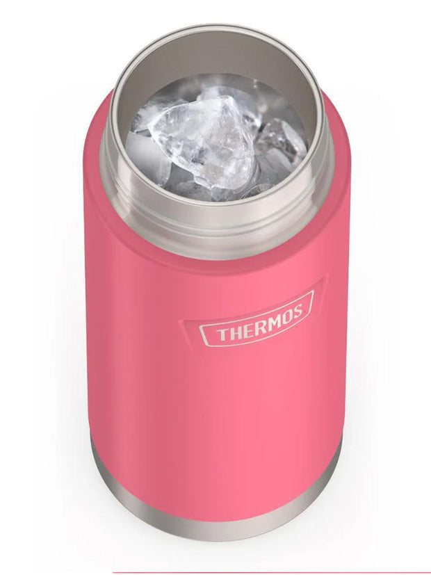 variant:41903165374541 Thermos 18 oz Stainless Steel Kids Water Bottle w/ Spout Lid Pink