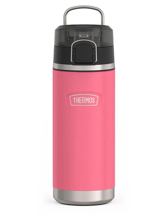 variant:41903165374541 Thermos 18 oz Stainless Steel Kids Water Bottle w/ Spout Lid Pink