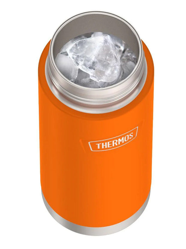 variant:41903165407309 Thermos 18 oz Stainless Steel Kids Water Bottle w/ Spout Lid Orange