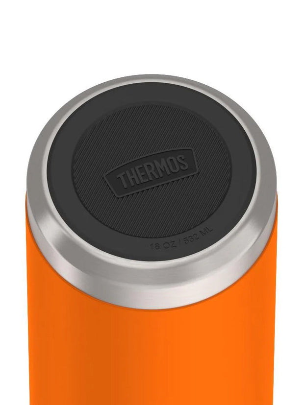 variant:41903165407309 Thermos 18 oz Stainless Steel Kids Water Bottle w/ Spout Lid Orange