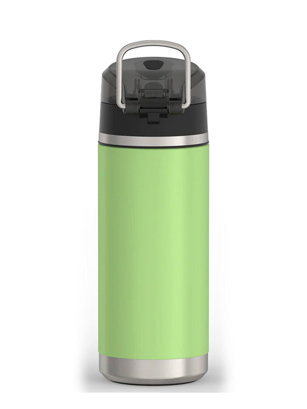 variant:41903165309005 Thermos 18 oz Stainless Steel Kids Water Bottle w/ Spout Lid Lime