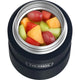 variant:41903167701069 16 oz. Stainless Steel Food Jar w Folding Spoon Matte Midnight Blue