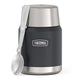 variant:41903143256141 16 oz Stainless Steel Food Jar w/ Spoon Granite