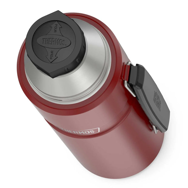 variant:41903166193741 40 oz. Stainless Steel Beverage Bottle Matte Red