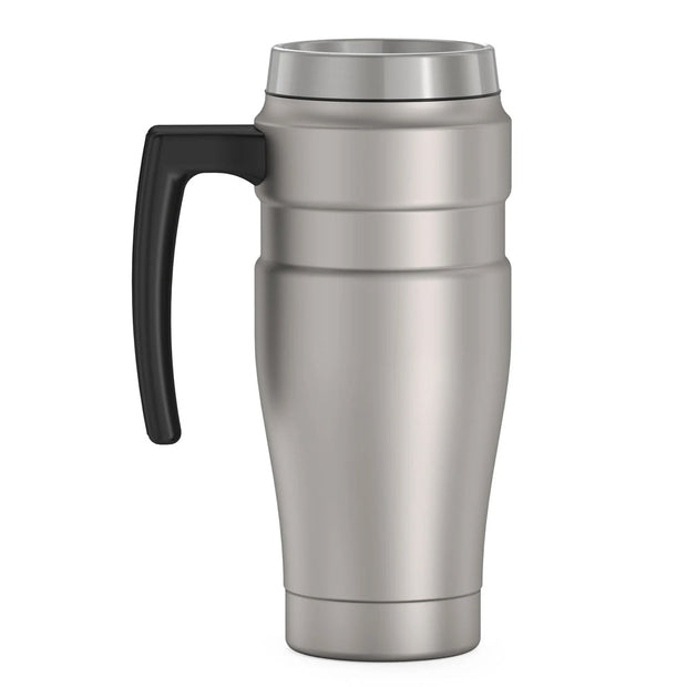 variant:41903166455885 16 oz Stainless Steel Travel Mug Matte Stainless Steel 