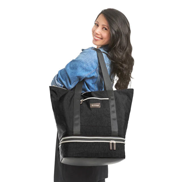 variant:41415739113549 Biaggi Carry Cube Tote Black