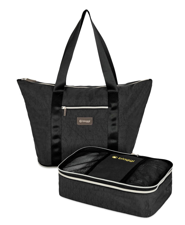 variant:41415739113549 Biaggi Carry Cube Tote Black