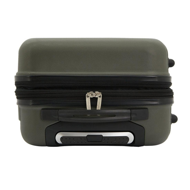 variant:41415690944589 Wrangler Durham 4 Piece Hardside Luggage Set Green