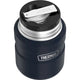 variant:41903167701069 16 oz. Stainless Steel Food Jar w Folding Spoon Matte Midnight Blue