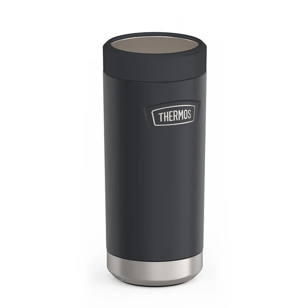 variant:41903158296653 12oz ICON™ SLIM CAN INSULATOR Matte Stainless Granite