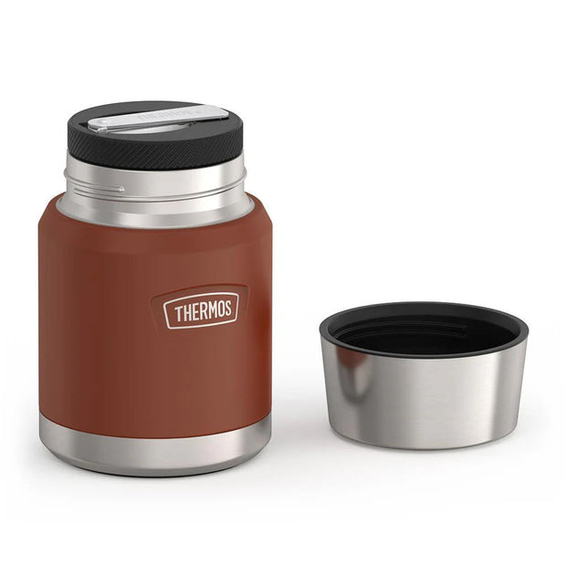 variant:41903143288909 16 oz Stainless Steel Food Jar w/ Spoon Saddle