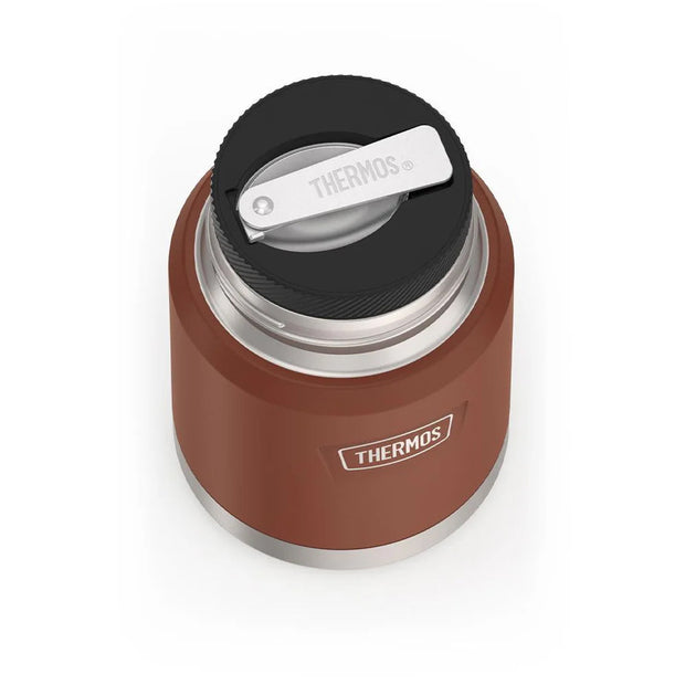 variant:41903143288909 16 oz Stainless Steel Food Jar w/ Spoon Saddle