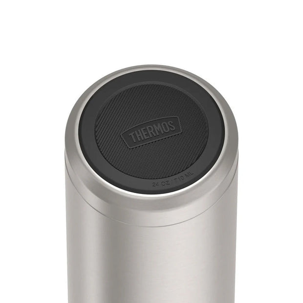 variant:41903161770061 24oz Icon Stainless Steel Water Bottle w/ Screw Top Matte Stainless Steel