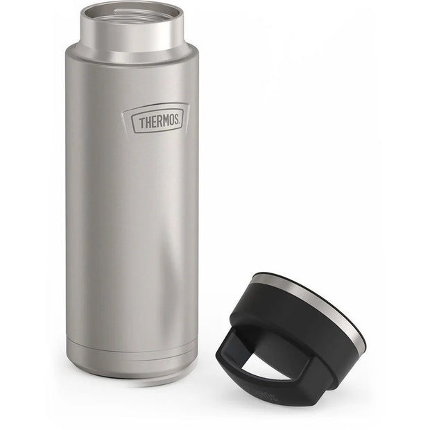 variant:41903161770061 24oz Icon Stainless Steel Water Bottle w/ Screw Top Matte Stainless Steel
