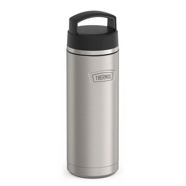 variant:41903161770061 24oz Icon Stainless Steel Water Bottle w/ Screw Top Matte Stainless Steel