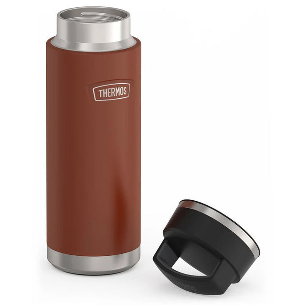 variant:41903161868365 24oz Icon Stainless Steel Water Bottle w/ Screw Top Saddle