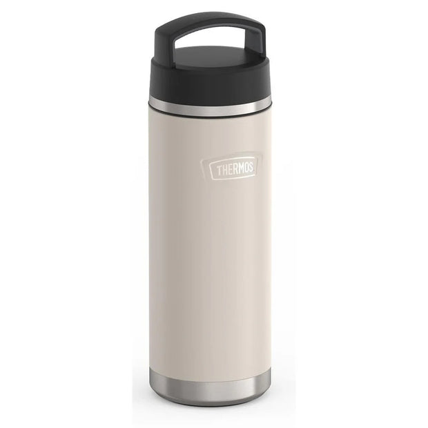variant:41903161802829 24oz Icon Stainless Steel Water Bottle w/ Screw Top Sandstone